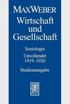 Wirtschaft und Gesellschaft - Weber, Max