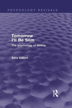 Cover Tomorrow I'll Be Slim (eBook, PDF)
