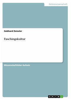 Faschingskultur - Deissler, Gebhard