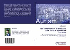 False Memory in Individuals with Autism Spectrum Disorder