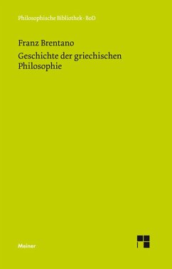 Geschichte der griechischen Philosophie (eBook, PDF) - Brentano, Franz