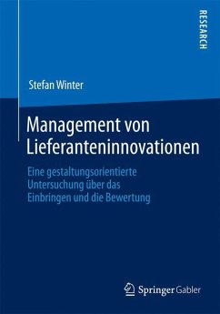 Management von Lieferanteninnovationen - Winter, Stefan
