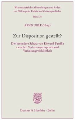 Zur Disposition gestellt?