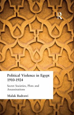 Cover Political Violence in Egypt 1910-1925 (eBook, PDF)