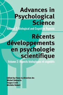 Cover Advances in Psychological Science, Volume 2 (eBook, PDF)