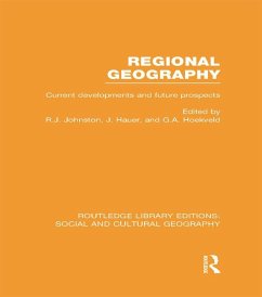 Cover Regional Geography (RLE Social & Cultural Geography) (eBook, PDF)