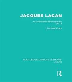 Jacques Lacan (Volume II) (RLE: Lacan) (eBook, PDF) - Clark, Michael