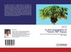 In vitro propagation of ¿Taiwan 786¿ Papaya