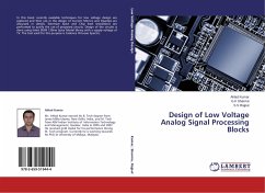 Design of Low Voltage Analog Signal Processing Blocks