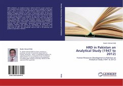 HRD in Pakistan an Analytical Study (1947 to 2012) - Khilji, Bashir Ahmad