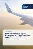 Adhesively-bonded repair techniques for composites and wood