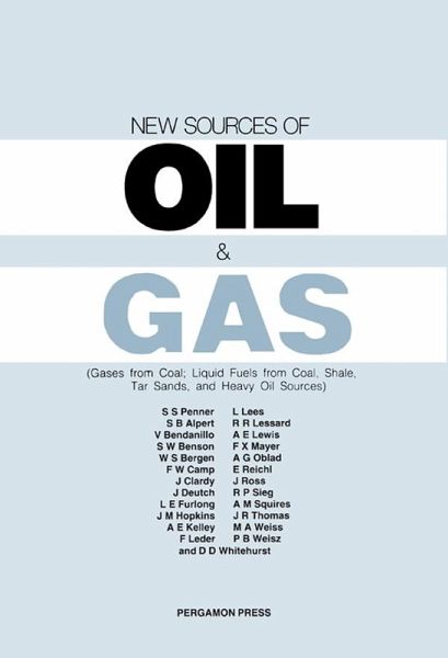 New Sources of Oil and Gas (eBook, ePUB)