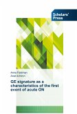 GE signature as a characteristics of the first event of acute ON