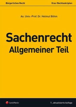 Cover Sachenrecht Allgemeiner Teil