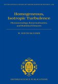 Homogeneous, Isotropic Turbulence (eBook, PDF)
