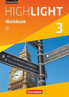 English G Highlight 03: 7. Schuljahr Hauptschule. Workbook mit Audios online - Thorne, Sydney;Berwick, Gwen