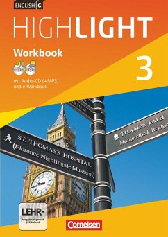 English G Highlight 03: 7. Schuljahr Hauptschule. Workbook mit CD-ROM (e-Workbook) und Audios online - Thorne, Sydney;Berwick, Gwen
