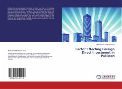 Factor Effecting Foreign Direct Investment in Pakistan