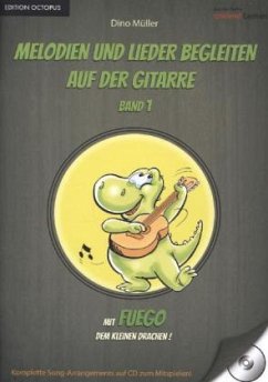Cover Melodien und Lieder begleiten auf der Gitarre, m. Audio-CD. Bd.1