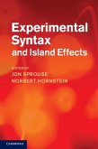 Experimental Syntax and Island Effects (eBook, PDF)