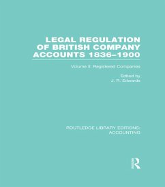 Legal Regulation of British Company Accounts 1836-1900 (RLE Accounting) (eBook, PDF)