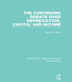 Cover The Continuing Debate Over Depreciation, Capital and Income (RLE Accounting) (eBook, ePUB)