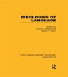 Ideologies of Language (RLE Linguistics... - Bild 1