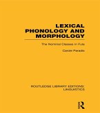 Lexical Phonology and Morphology (RLE Linguistics A: General Linguistics) (eBook, PDF)