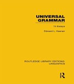 Universal Grammar (RLE Linguistics A: General Linguistics) (eBook, PDF)