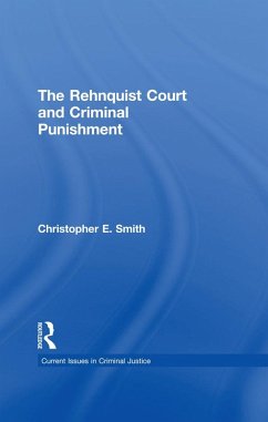 Cover The Rehnquist Court and Criminal Punishment (eBook, PDF)