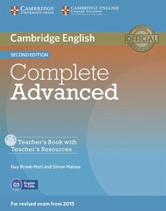 Complete Advanced - Second edition. Teacher's Book with Teacher's Resources CD-ROM - Brook-Hart, Guy; Haines, Simon