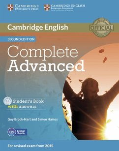 Complete Advanced - Second edition. Student's Book Pack (Student's Book with answers with CD-ROM and Class Audio CDs (3)) - Brook-Hart, Guy; Haines, Simon