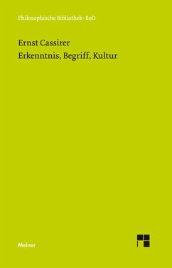 Erkenntnis, Begriff, Kultur (eBook, PDF) - Cassirer, Ernst
