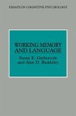 Working Memory and Language (eBook, PDF)