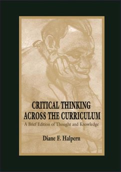 Critical Thinking Across the Curriculum (eBook, ePUB) - Halpern, Diane F.