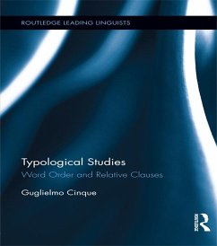 Typological Studies (eBook, ePUB) - Cinque, Guglielmo