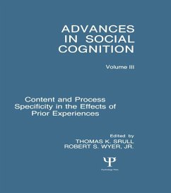 Cover Content and Process Specificity in the Effects of Prior Experiences (eBook, ePUB)