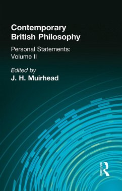 Cover Contemporary British Philosophy (eBook, ePUB)