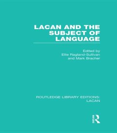 Lacan and the Subject of Language (RLE: Lacan) (eBook, ePUB)