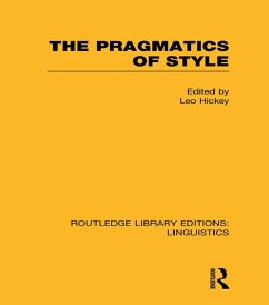 The Pragmatics of Style (eBook, PDF)