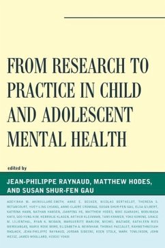 From Research to Practice in Child and Adolescent Mental Health