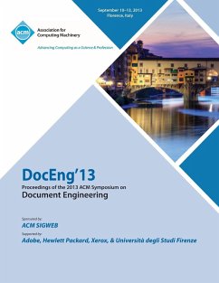 DOC ENG 13 Proceedings of the !4th ACM Conference on Document Engineering - Doceng 13 Conference Committee