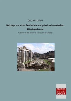 Beiträge zur alten Geschichte und griechisch-römischen Altertumskunde