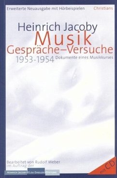 Musik, Gespräche-Versuche - Jacoby, Heinrich