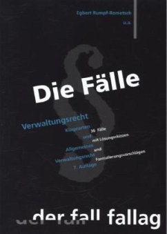 Verwaltungsrecht / Die Fälle Tl.1