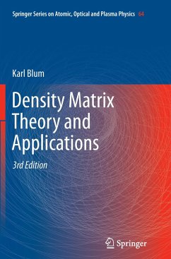 Density Matrix Theory and Applications - Blum, Karl