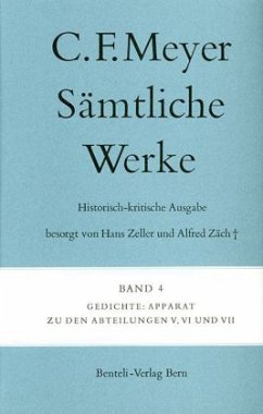 Gedichte / Sämtliche Werke. Historisch-kritische Ausgabe 4 - Meyer, Conrad Ferdinand