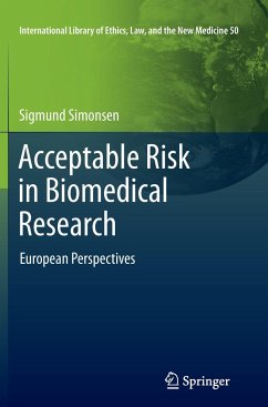 Acceptable Risk in Biomedical Research - Simonsen, Sigmund