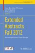 Extended Abstracts Fall 2012 - Bild 1