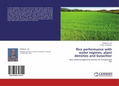Rice performance with water regimes, plant densities and butachlor